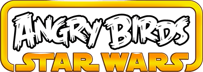 Angry Birds Star Wars title screen for Wii